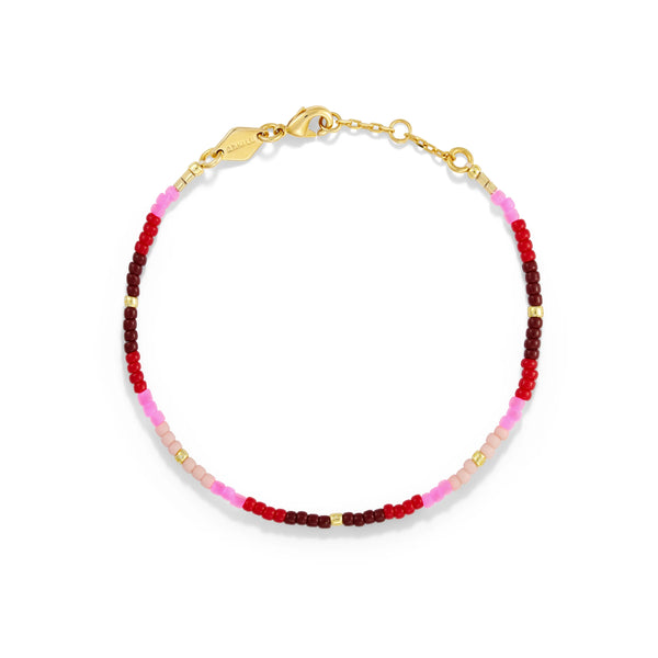 The Tie Dye Bracelet in Berry