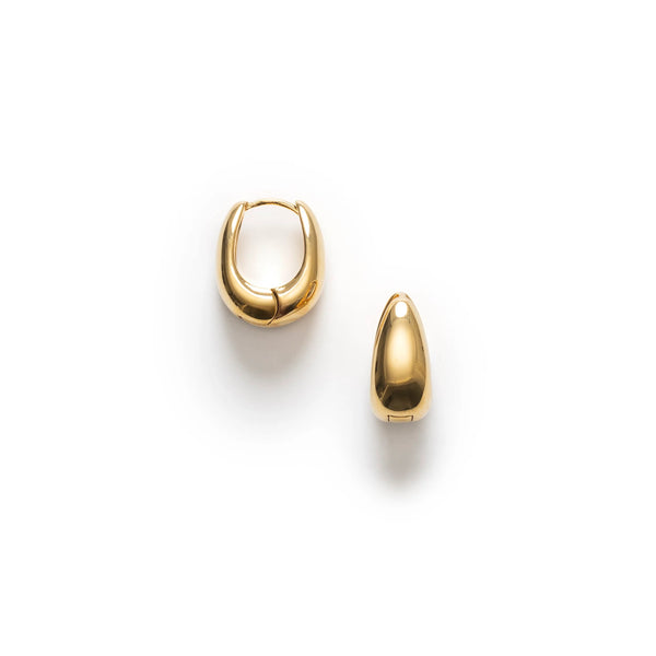 The Golden Curve Hoops Petit Earrings