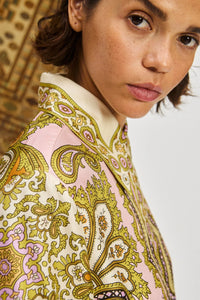 The Clemenza Silk Shirtdress