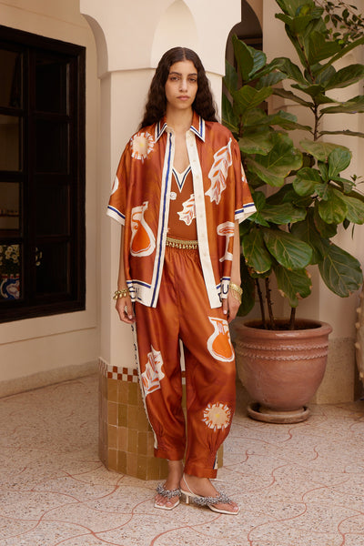 The Soleil D'Amour Silk Shirt