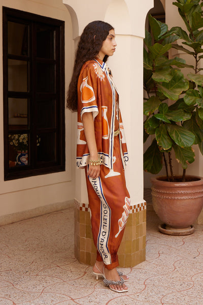 The Soleil D'Amour Silk Shirt