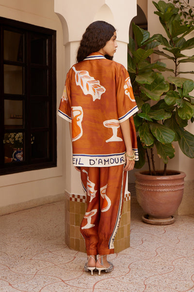 The Soleil D'Amour Silk Shirt