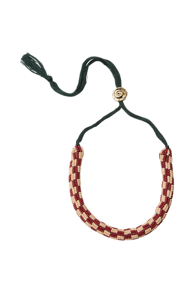 The Le Jardin Bunch Bead Necklace in Clay