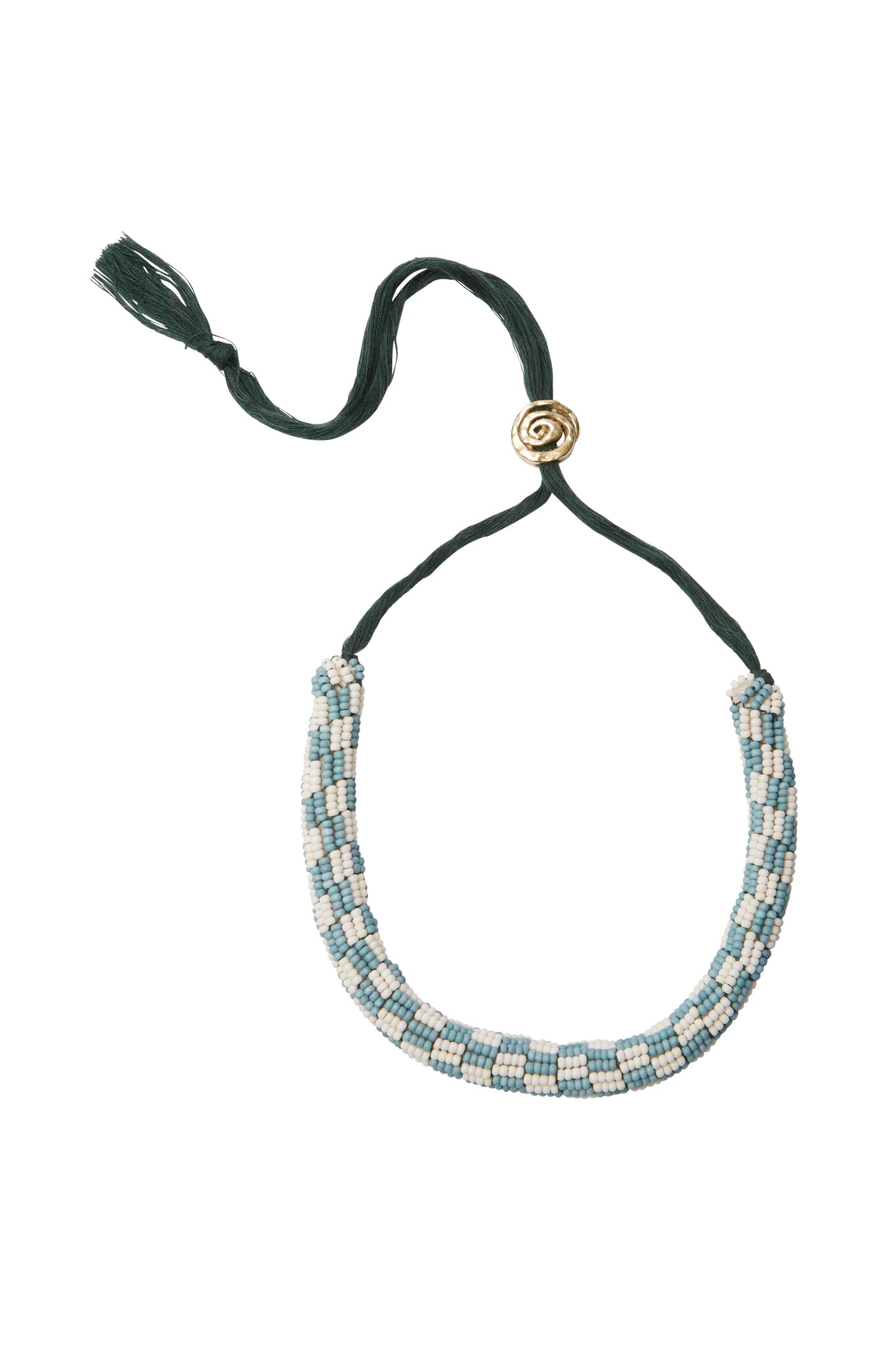 The Le Jardin Bunch Bead Necklace in Green