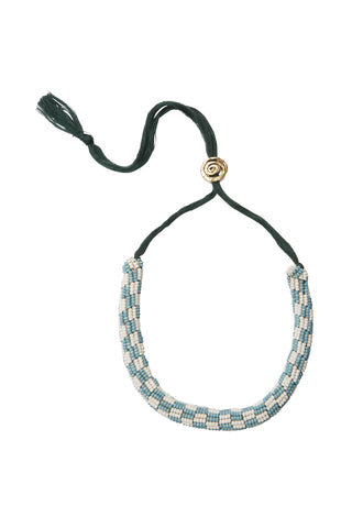 The Le Jardin Bunch Bead Necklace in Green