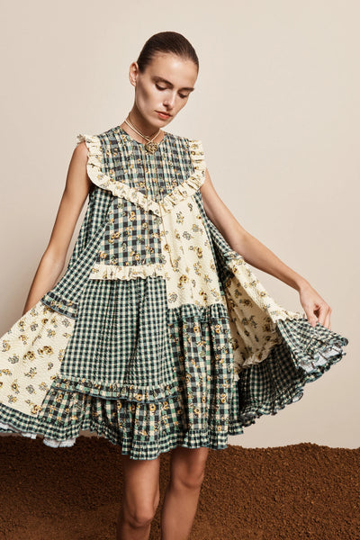 The Outrider Seersucker Mini Dress