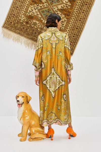 The Clemenza Silk Shirtdress
