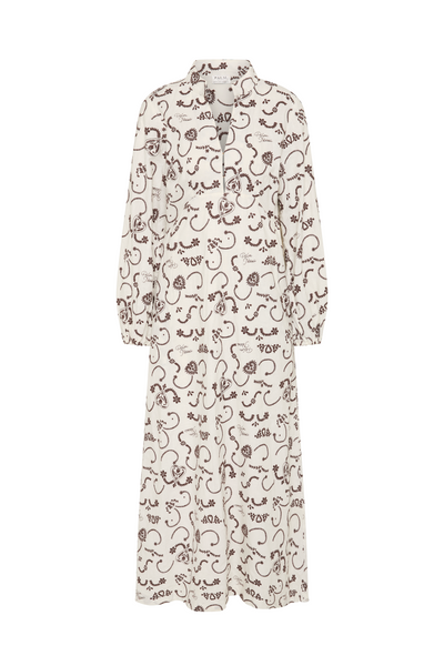 The Josie Dress in Regatta Embroidery