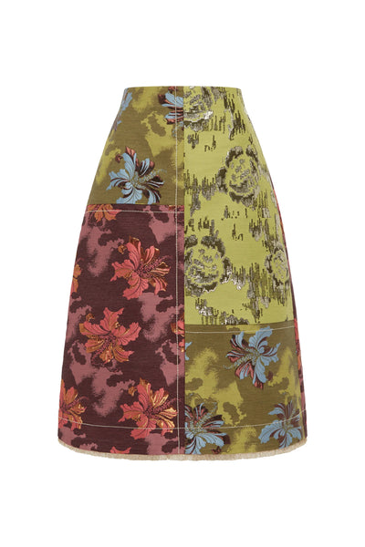 The Adriana Jacquard Skirt