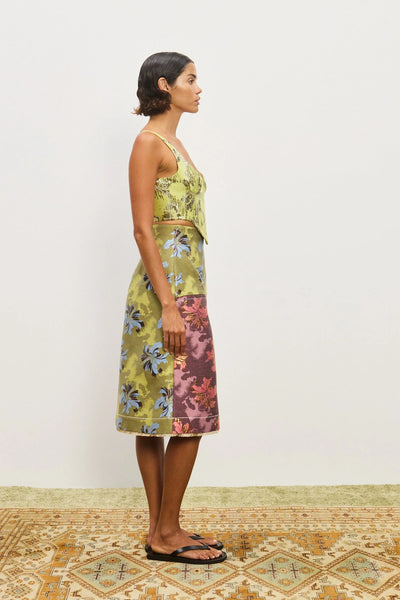 The Adriana Jacquard Skirt