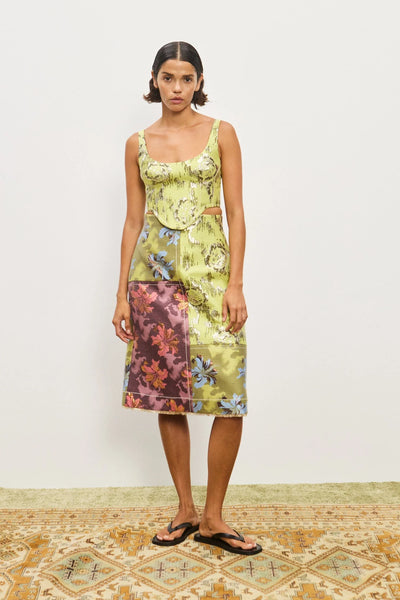 The Adriana Jacquard Skirt