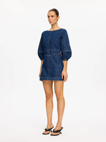 The Nixie Denim Mini Dress