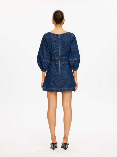 The Nixie Denim Mini Dress