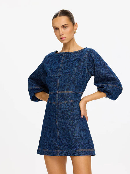 The Nixie Denim Mini Dress