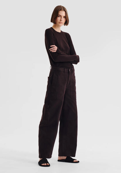 The Jensen Denim Cargo Pant in Espresso