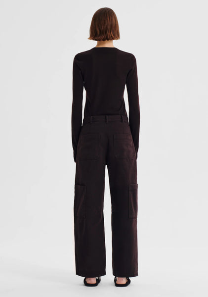 The Jensen Denim Cargo Pant in Espresso