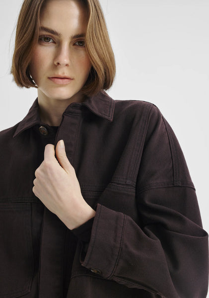 The Jensen Denim Jacket in Espresso