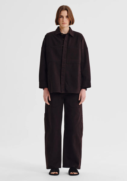 The Jensen Denim Jacket in Espresso