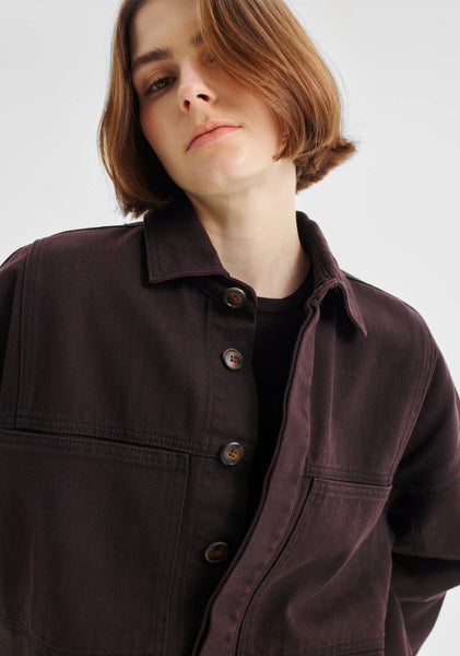 The Jensen Denim Jacket in Espresso