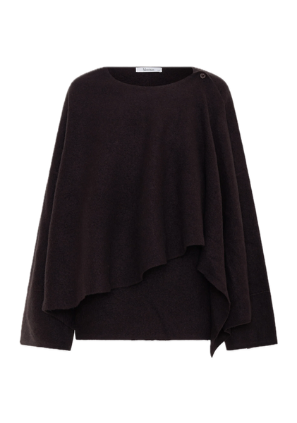 The Valerie Knit Wrap Jacket in Espresso