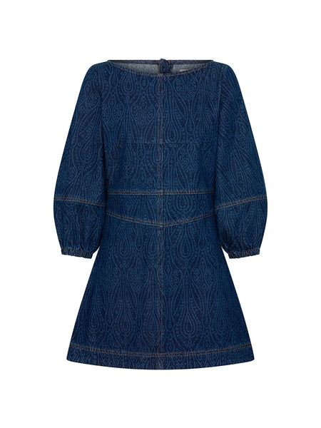 The Nixie Denim Mini Dress