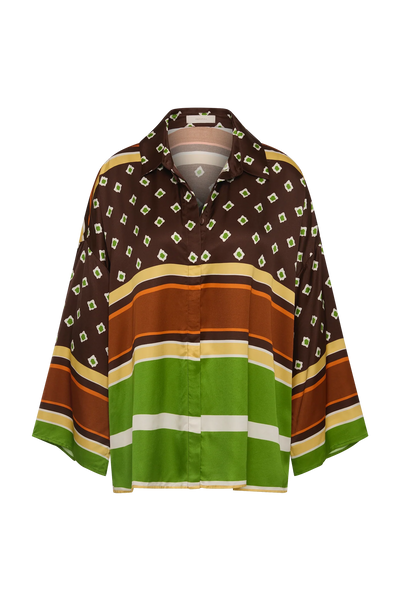 The Cora Shirt in Valencia Stripe