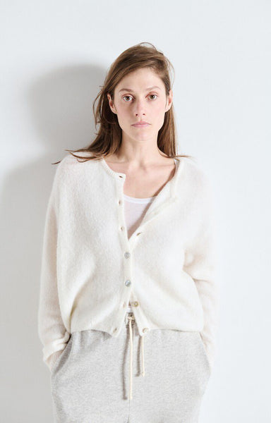The Vitow Cardigan in White