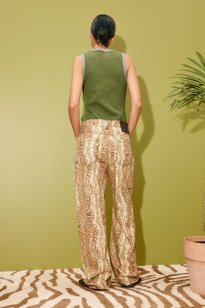 The Ramon Cotton Tank Top in Sage