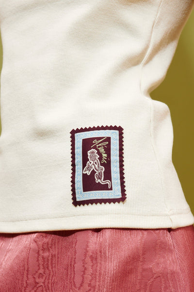 The Ramon Cotton Tank Top in Cream