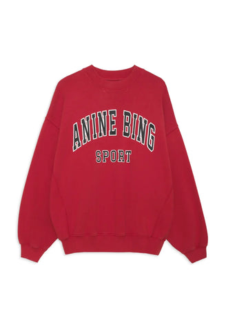 The Jaci Anine Bing Sweatshirt in Red