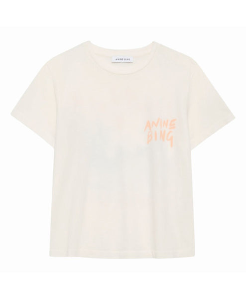 The Shelley Tee Surfer in Washed Buttercream