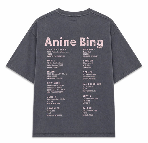 The Cade Tee Smiley in Washed Grey