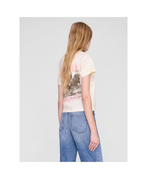 The Shelley Tee Surfer in Washed Buttercream